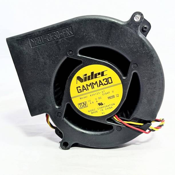 Electronic Spices Nidec A34123-57 DC Blower 12V-0.46A DC Brushless Air Cooling Blower 97*33mm 3Pin Forward Curved Air Blower