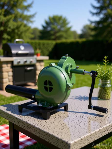 SONRET Manual Hand Blower | Durable Hand Blower for Blacksmithing & Outdoor Cooking | Forward Curved Air Blower