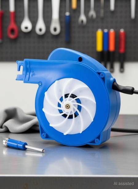 adnpower BLUE 800W-18000RPM Air Blower and Suction Cleaner for Computer/Home with Blower Forward Curved Air Blower