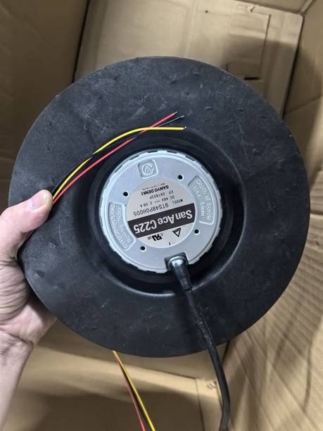 Enormity SanAce 9TS48P0H005 Axial Round Fan 48V-2.08A DC Air Cooling Fan 225*99mm 3Pin Forward Curved Air Blower