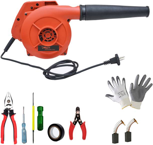 Hillgrove HGM1260M1 800W-18000RPM Electric Dust Cleaner with 5Pcs Hand Tool Kit Forward Curved Air Blower