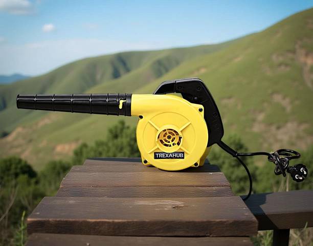 TREXAHUB Air Blower Machine 12000 RPM Electric | High Speed Dust Cleaner 750W (Yellow) Airfoil Air Blower
