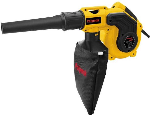 Polymak PM800BR Corded Speed Blower 16000 RPM, Dual Function, Ergonomic D-Shaped Handle Air Blower