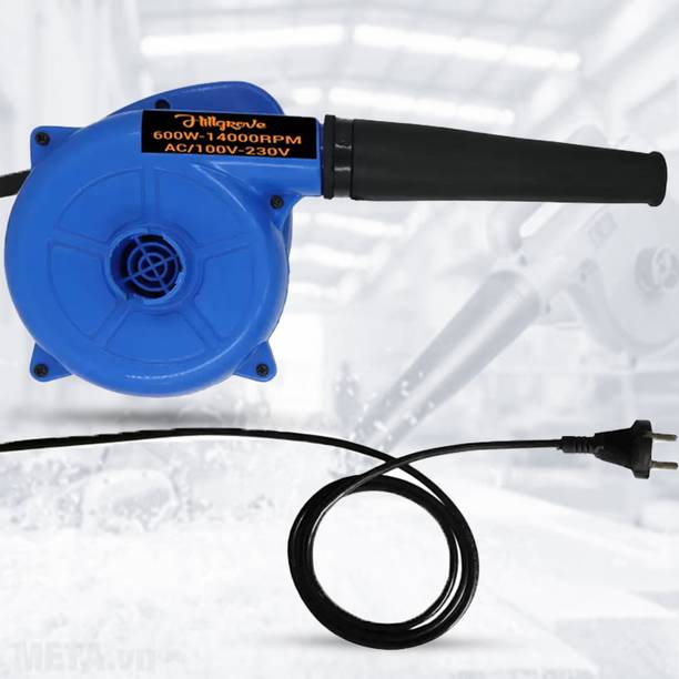 Hillgrove 600W-14000RPM Electric Air Blower and Suction Dust Cleaner for Computer/Home with Air Blower Machine Gun Dust Cleaning Forward Curved Air Blower