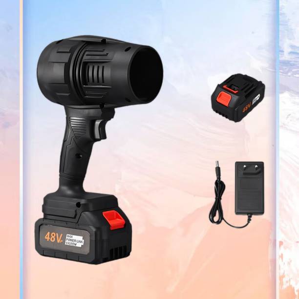 QIRELITH 48V High Capacity Lithium Tool with Quick Charger Forward Curved Air Blower