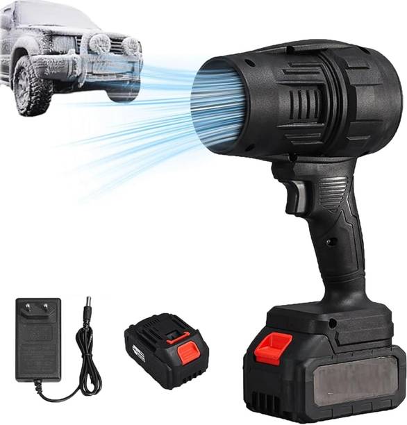 AQUABUCKET Cordless Leaf Blower, Turbo Jet Blower with Battery and Charger, Forward Curved Air Blower