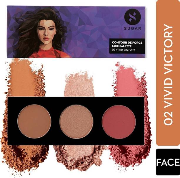 SUGAR Cosmetics Contour De Force Face Palette