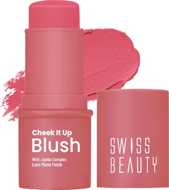 SWISS BEAUTY Cheek It Up Blush | Lumi Matte Finish | Lightweight | Easy Blend