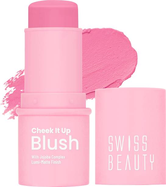 SWISS BEAUTY Cheek It Up Blush | Lumi Matte Finish | Lightweight | Easy Blend