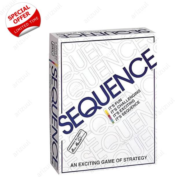 Arizuul Sequence Board Game Educational Thinking Game for Kids & Adults Board Game Accessories