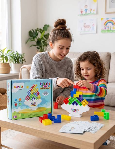Aurela Swinging Tower Educational Board Games