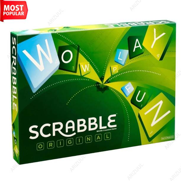 Arizuul Fun Word Scrabble Board Game Letter Spelling Game for Kids Family Game Set Board Game Accessories