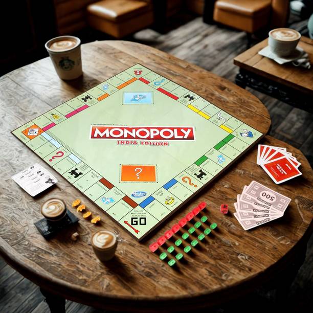 Arizuul Monopoly India Puzzle Edition: Build, Trade, and Solve Your Way to Victory Party & Fun Board Game