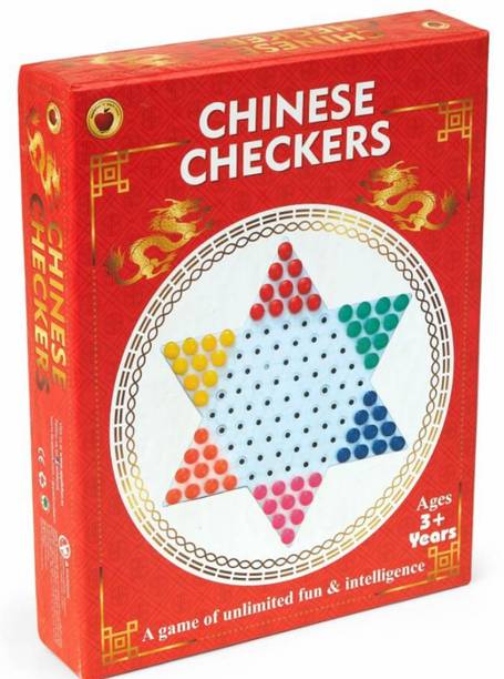Jayaansh Traders Chinese Checkers Game for Kids ( Pack of 1) Party & Fun Board Game