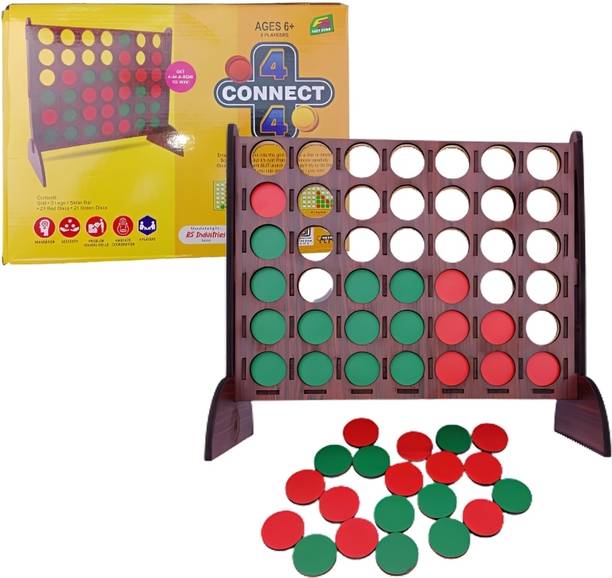 Fast Rush 4 Connect Game with TOYWONDER's Premium Rendition! Connect 4 board Game Educational Board Games