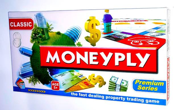 PETERS PENCE MONEYPLY SENIOR PUZZLE BOARD GAME For Families , Toys for Kids, Boys and Girls Money & Assets Board Game