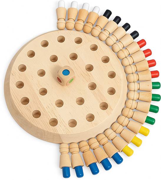 R J Memory game wood memory game for child and family Educational Board Games