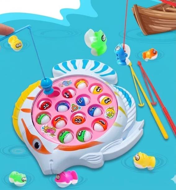 Liztora Battery Operated Musical Fish Borad Game Party & Fun Board Game