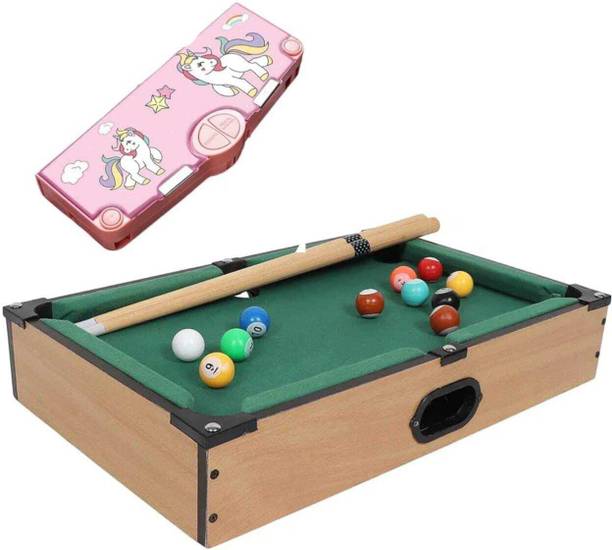 Premio Coppex Snooker Table – Billiard Pool Game + [Free Pencil Box] Strategy & War Board Game