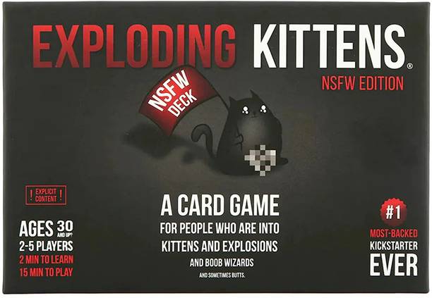 Magnemite Exploding Kitten Card Game for Kids, Adults, Friends & Family