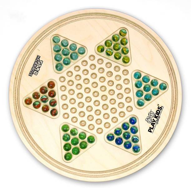 PLAYKIDS.STORE STAR HALMA MOVE | Chinese Checker Board Games Party & Fun Board Game