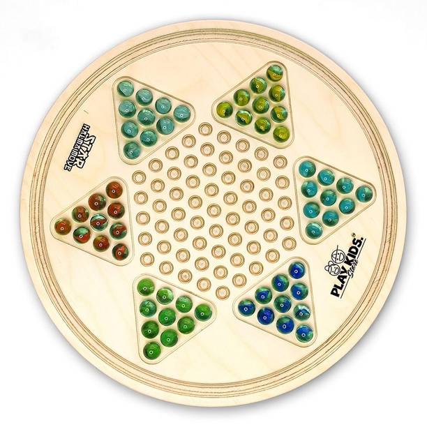 PLAYKIDS.STORE STAR HALMA MOVE | Chinese Checker Board Games Party & Fun Board Game