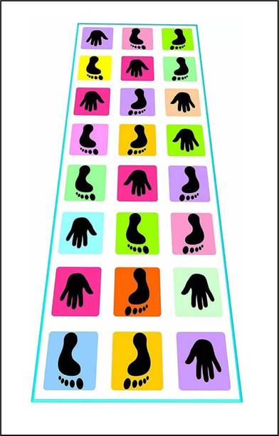 Gleewoll Hopscotch Jumbo Play Mat, Game for Kids, Indoor-Outdoor Game Play Mat Party & Fun Board Game