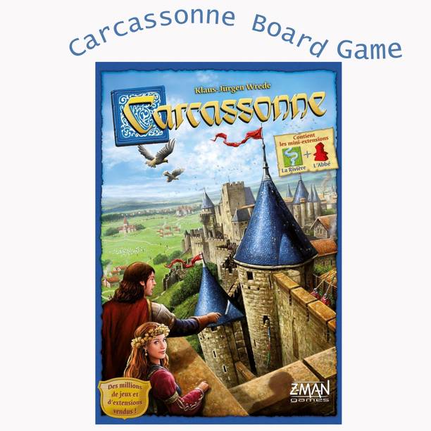 Zuuluzrs Carcassonne Board Game New Edition Best Birthday Gift Game Strategy & War Board Game