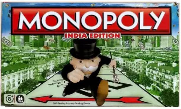 SR Toys Monopoly Board Game for Families and Kids Ages 8 and Up Board Game Accessories Board Game