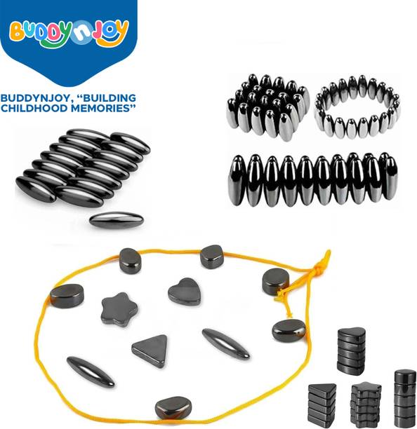 Buddynjoy 24 Pcs Magnetic Battle Chess Set And Board Game For Family Gathering & Travel Board Game Accessories