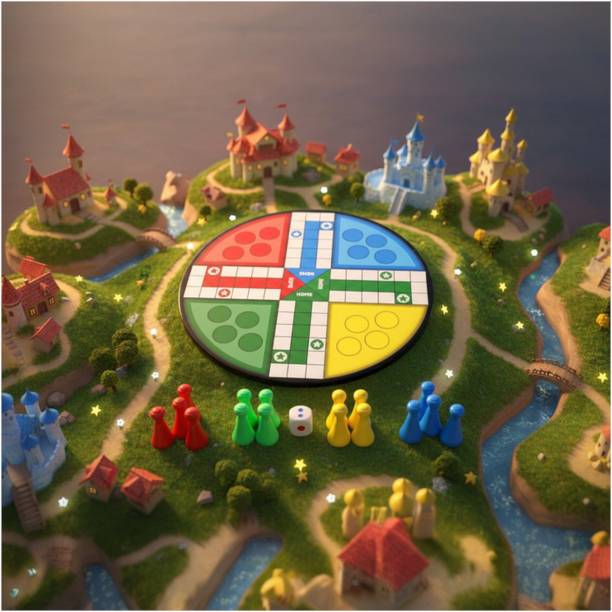 niyana LUDO 3 in 1 Board Game Strategy & War Board Game