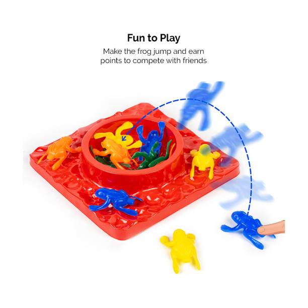 Ratnas Flip Frog into the Pond Party & Fun Games Board Game (1961) Party & Fun Board Game