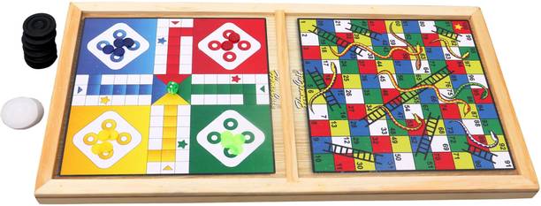 homecute wooden board game fastest finger snake ladder ludo kids carrom
