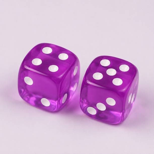DreamPalace India Translucent Six Sided D6 Dice for Playing Board Game Board Game Accessories