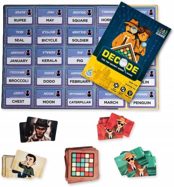 zokato Decode The TOP Secret Word Board Game for Ages 7 and Above Board Game Accessories Board Game