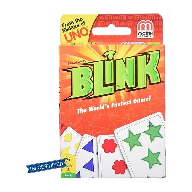 mattel GAMES Blink the World's Fastest Card Game, Multi Color