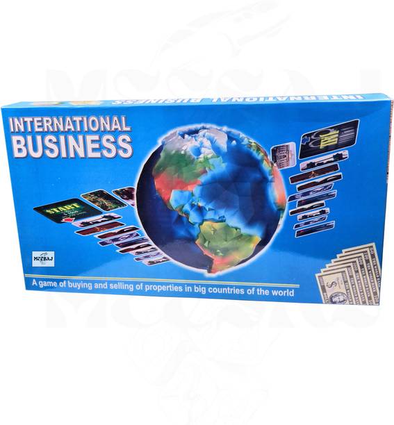 Meesaj International Business Strategy Board Game – Trade, Invest & Win Worldwide Money & Assets Board Game