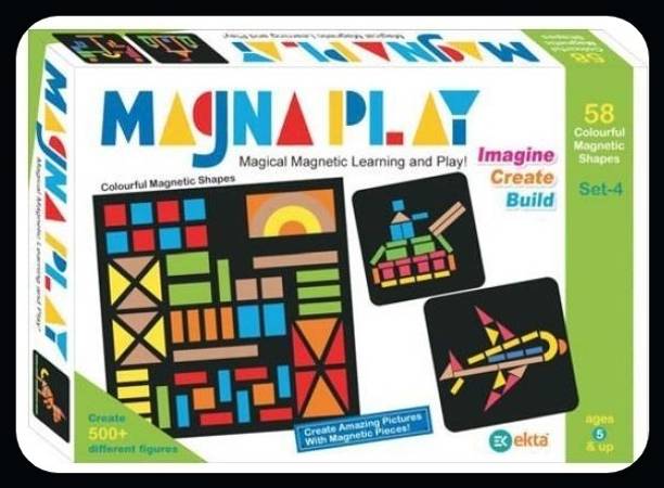 Paramount Gallery Magna Play Set - 4 Magical Magnetic Play N Learn Game_pack of 2_BD122 Party & Fun Board Game