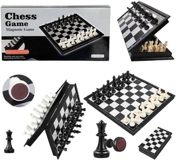 Shrenav Magnetic Chess for Adults Board Games for Kids (10 inch) Educational Board Games Educational Board Games