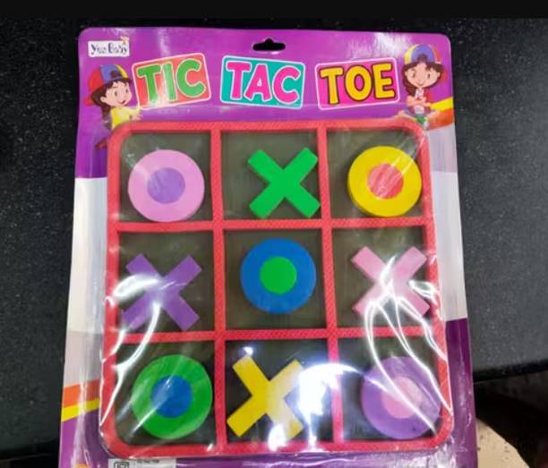 musaji Ultimate Tic Tac Toe Game – Cross & Zero Strategy Board for Kids & Family Fun Board Game Accessories