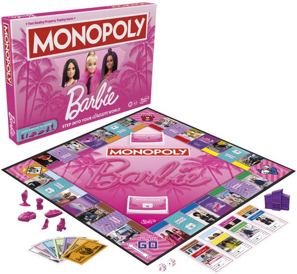 Monopoly Barbie Edition Board Game Party & Fun Board Game