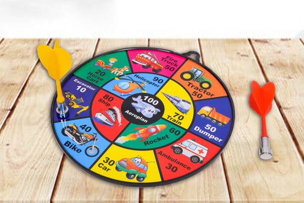 HASHFLOW Magnetic Dartboard with 6 Darts – Kids Safe Dart Game Dart Board Game