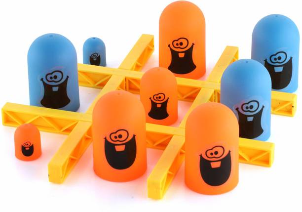 Aditi Toys 3D Gobblet Gobblers Strategy Board Game, Tic Tac Toe Brain Game for Boys Girls Party & Fun Board Game