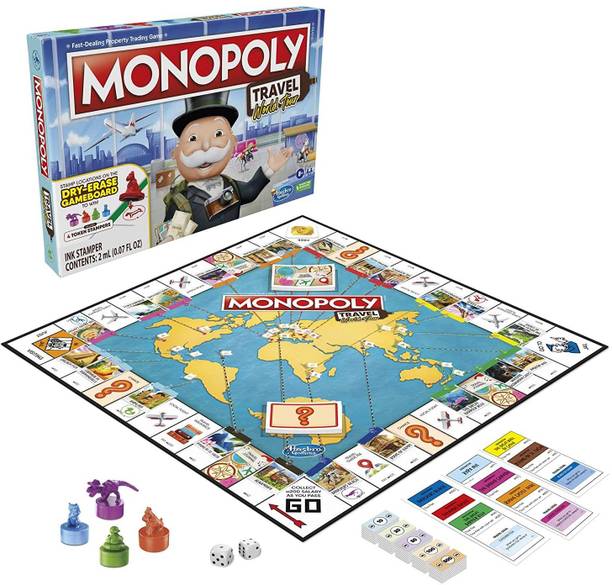 HASBRO GAMING Travel World Tour Family Money & Assets Board Game