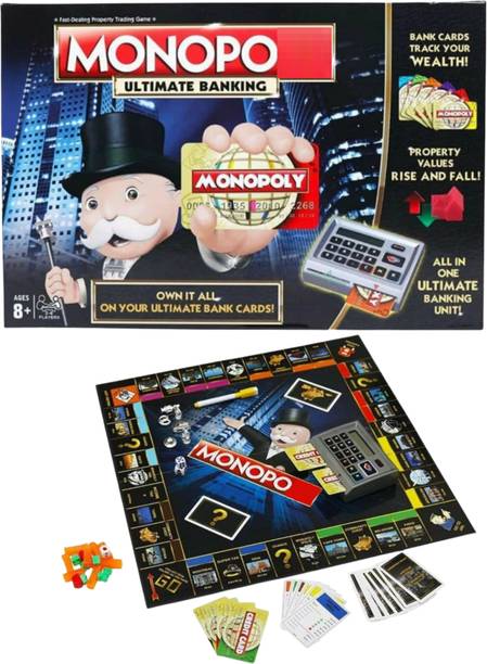 Zuuluzrs Monopoly Ultimate Banking Cashless Board Game | Electronic Banking Unit Board Game Accessories