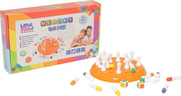 Loveson Toys Plastic Brain Teaser Memory Chess Game Perfect Mind Game for Kids Board Game Educational Board Games