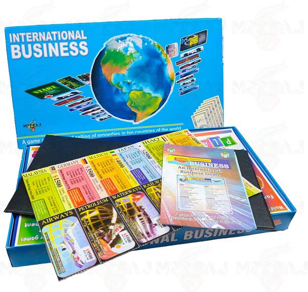 Meesaj Toy International Business Board Game - Realistic Global Trade Simulation Educational Board Games