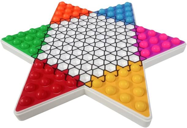 Gift Collection Chinese Checker Board Game | Flying Chess Game | Indoor Games For Kids & Adults Strategy & War Board Game