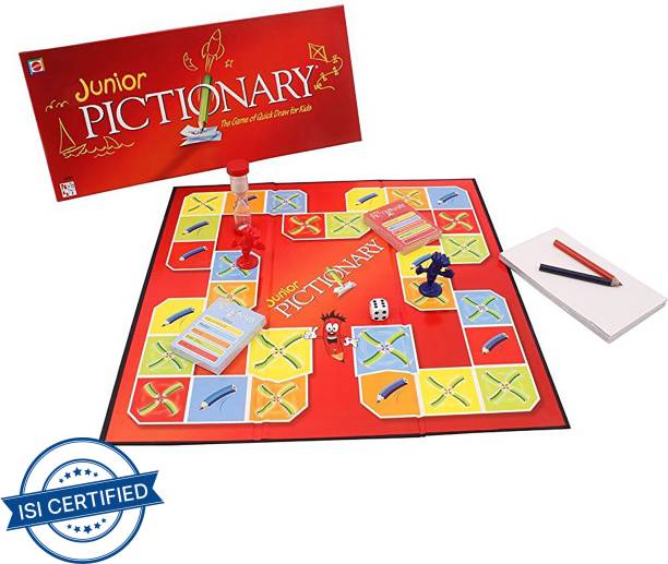 mattel GAMES Pictionary Junior Party & Fun Games Board Game