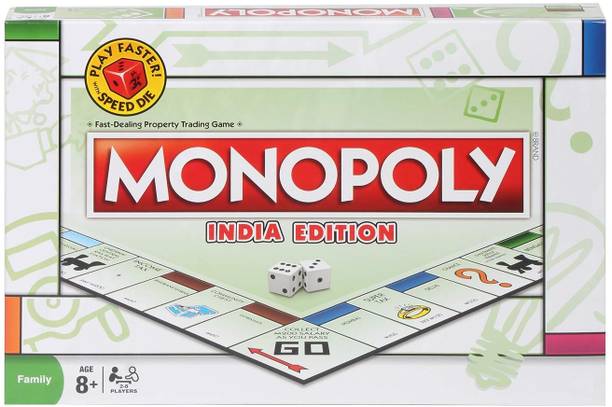 Arizuul Monopolyy India Board Game Edition Game Board Game & Puzzles Party & Fun Board Game